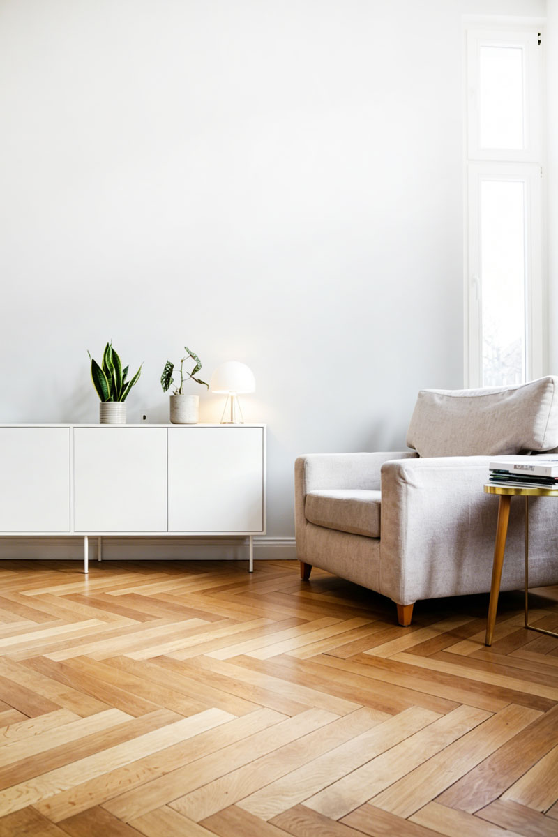 GEMMANEW LVT Stone-Plastic Flooring — LINGER series, realistic wood-grain texture, for modern residential interiors